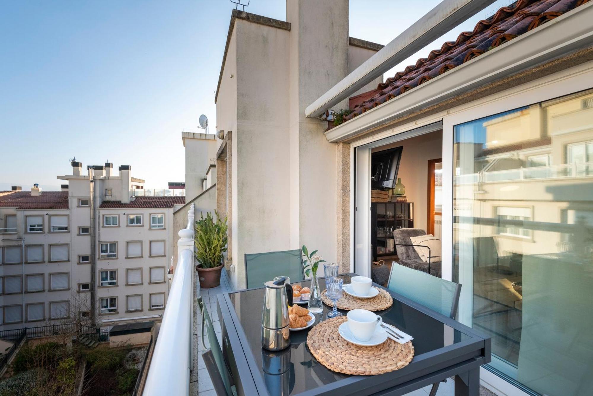 Apartamento Playa Silgar -50 M Playa Con 2 Garajes Y 3 Dormitorios Sanxenxo Exterior foto