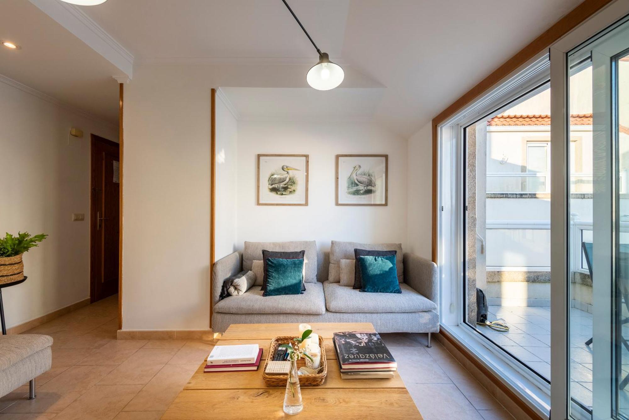 Apartamento Playa Silgar -50 M Playa Con 2 Garajes Y 3 Dormitorios Sanxenxo Exterior foto